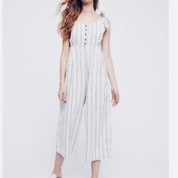 Free People Pants - Free People Striped Jumpsuit SZ 0